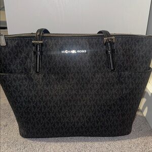 Michael Kors Black Logo Tote